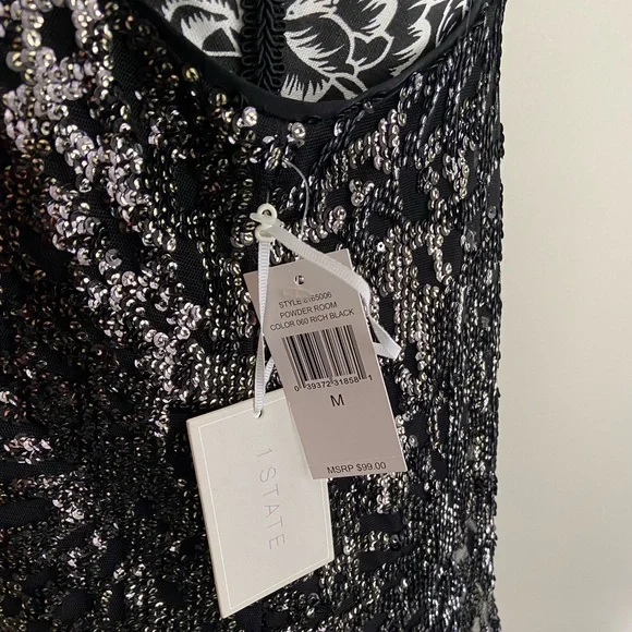 NWT. Black Tank Top - Picture 4 of 4